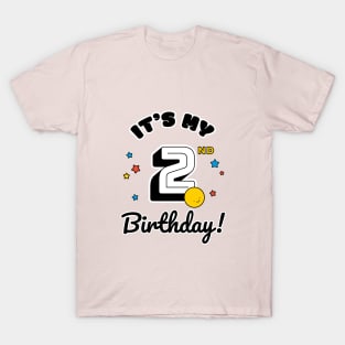 Two Year Old Birthday - Happy Birthday - Birthday Party T-Shirt